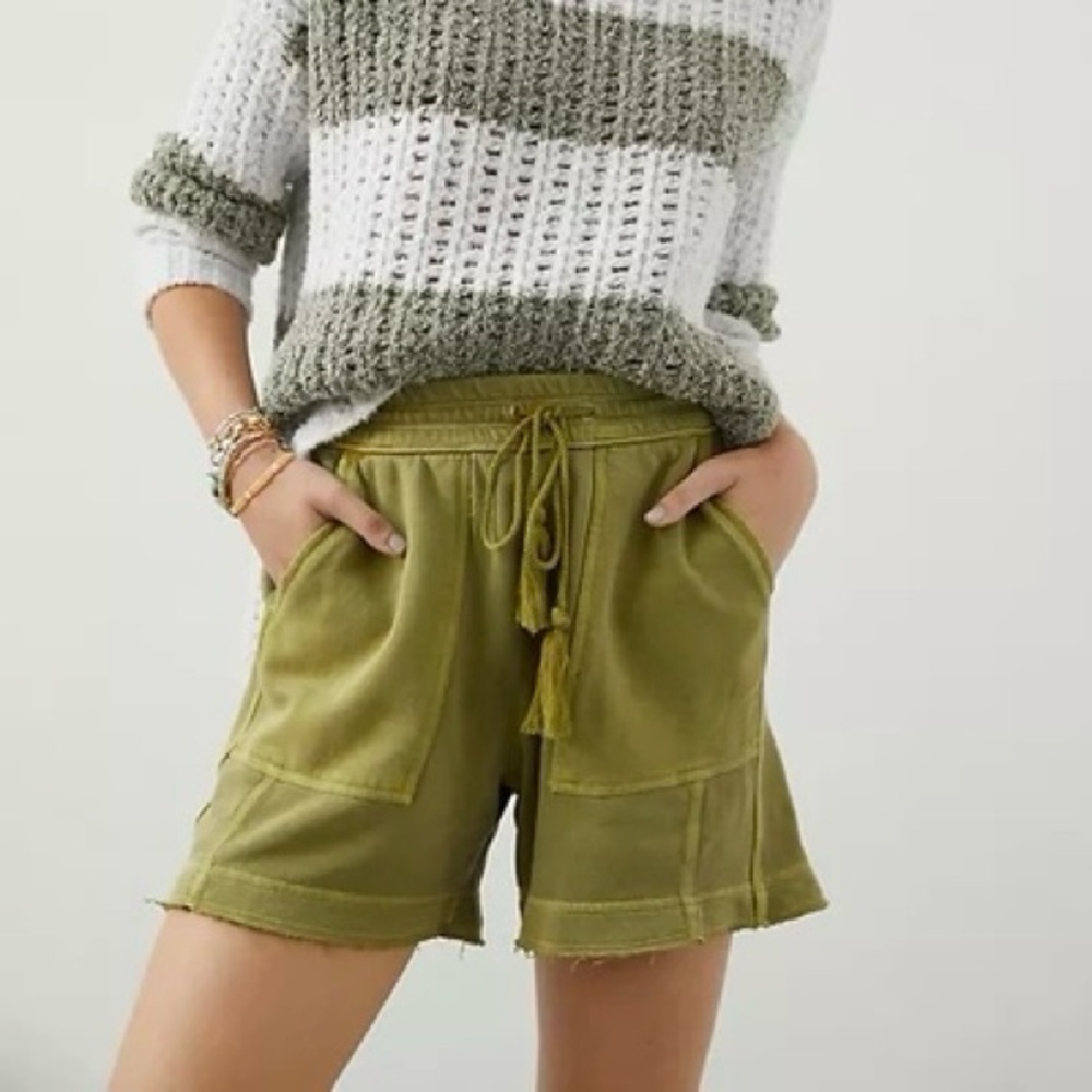 NWT Anthropologie Daily Practice Bermuda Lounge Shorts